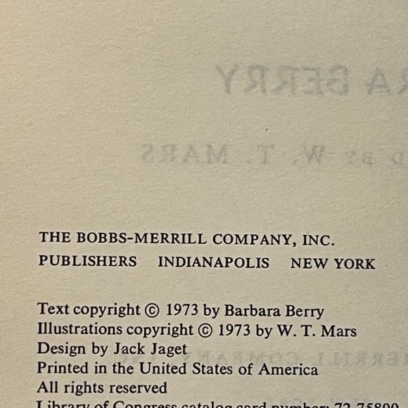 A Look of Eagles By Barbara Berry Bobbs-Merrill Company 1973 - Picture 6 of 8